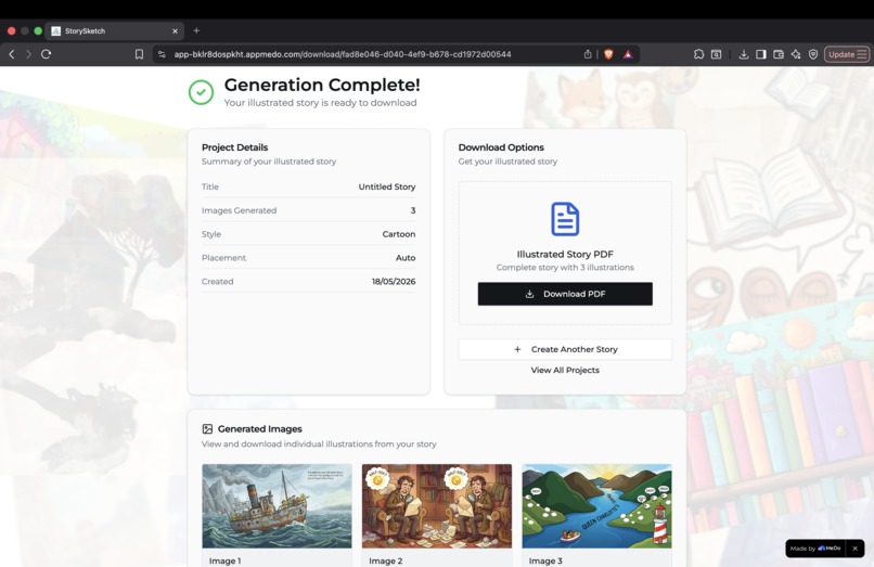 StorySketch – screenshot 4
