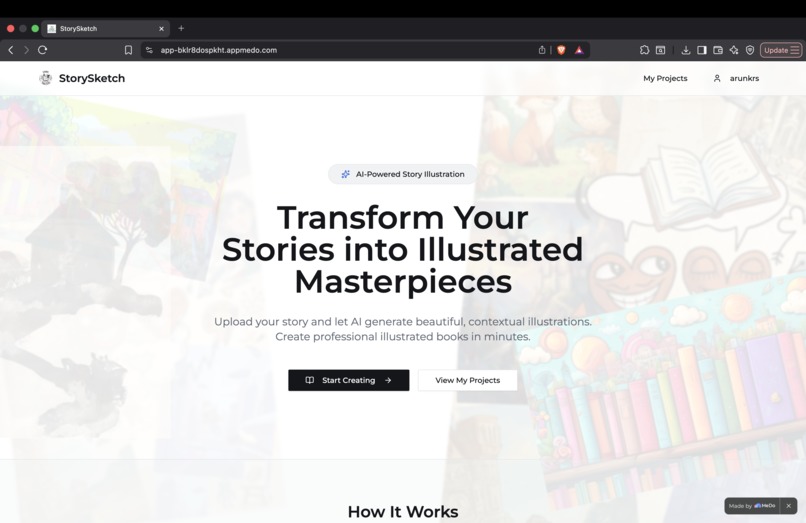 StorySketch – screenshot 1