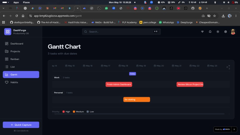 DashForge – screenshot 3