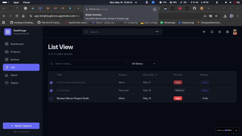 DashForge – screenshot 4