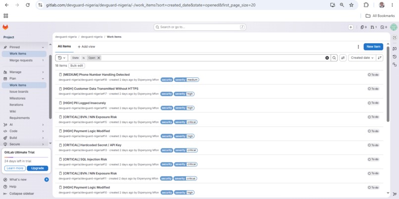 DevGuard Nigeria – screenshot 2