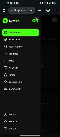 GymBro AI Trainer – screenshot 4