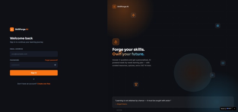SkillForge AI  – screenshot 1