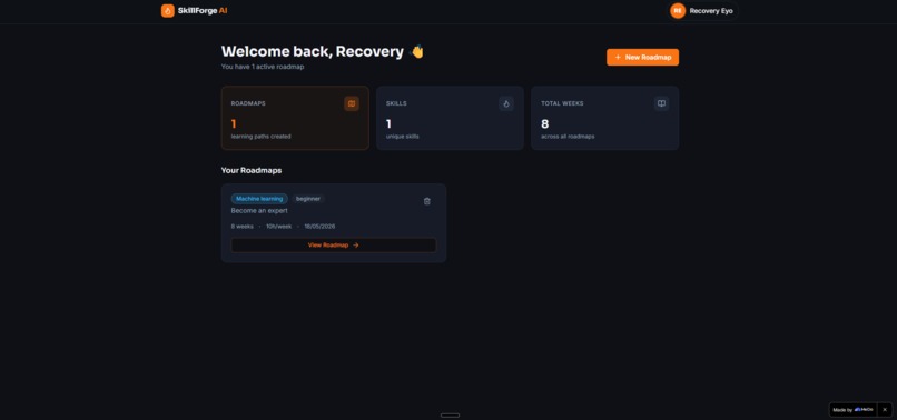 SkillForge AI  – screenshot 2