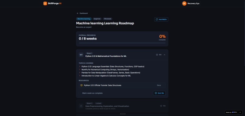 SkillForge AI  – screenshot 3