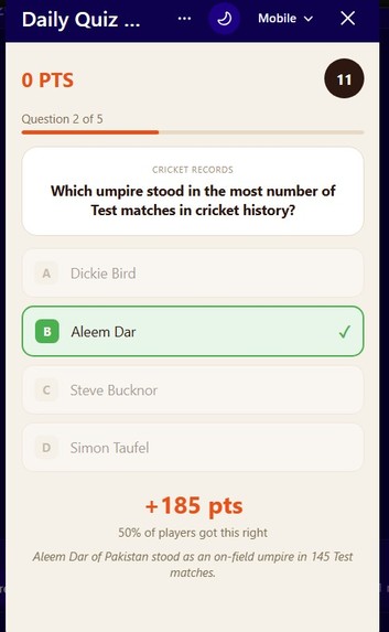 QuizMaster — Daily Community Quiz – screenshot 3