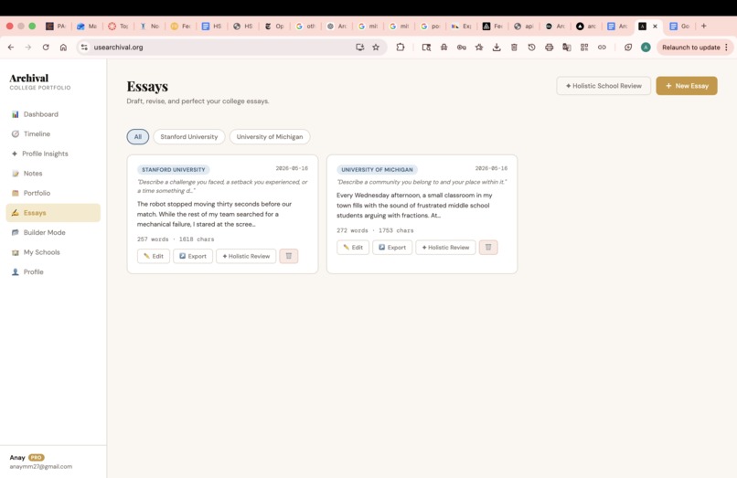 Archival – screenshot 3
