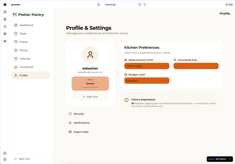 PlatterPantry – screenshot 4