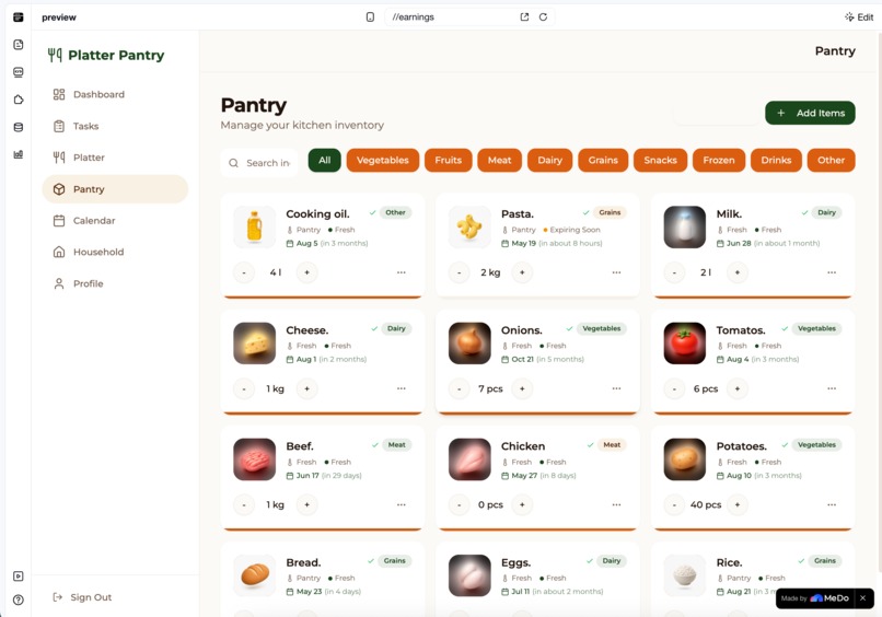 PlatterPantry – screenshot 9