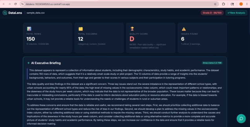 DataLens – screenshot 3