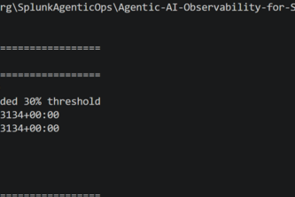 Agentic AI Observability for Splunk 