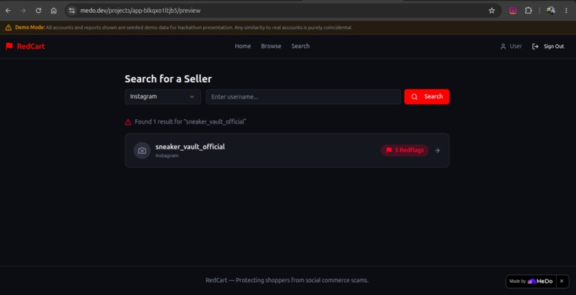 Redcart – screenshot 1