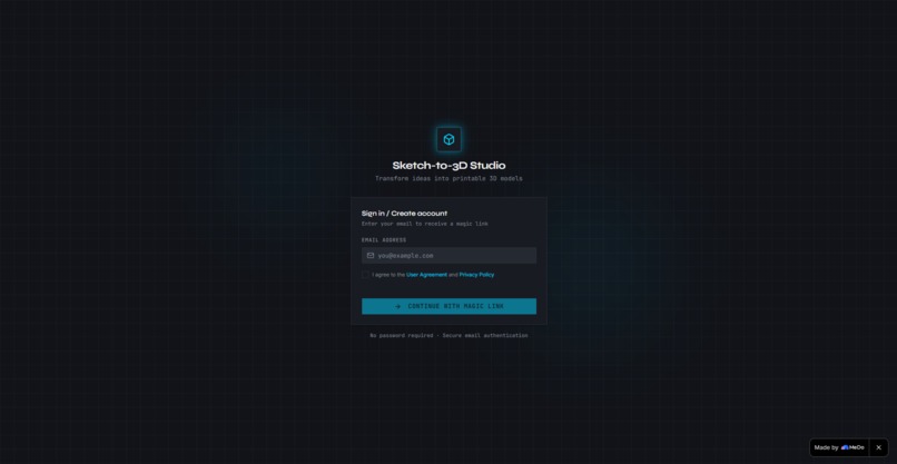 Sketch to 3D Studio – screenshot 3