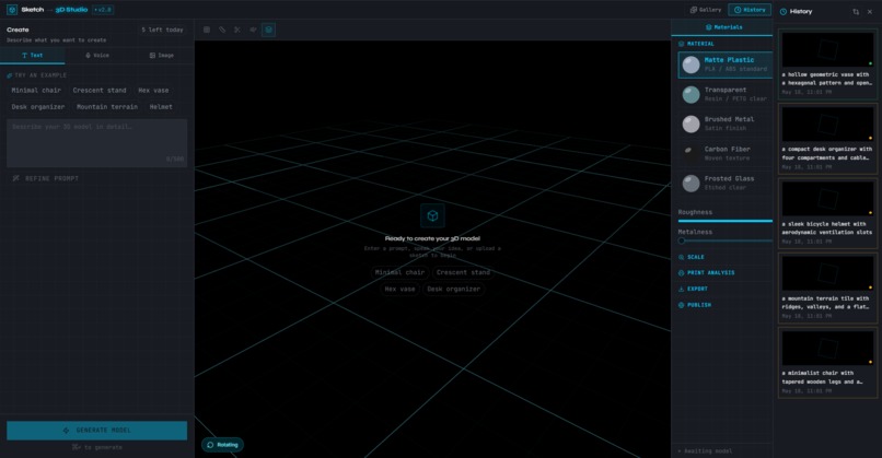 Sketch to 3D Studio – screenshot 4