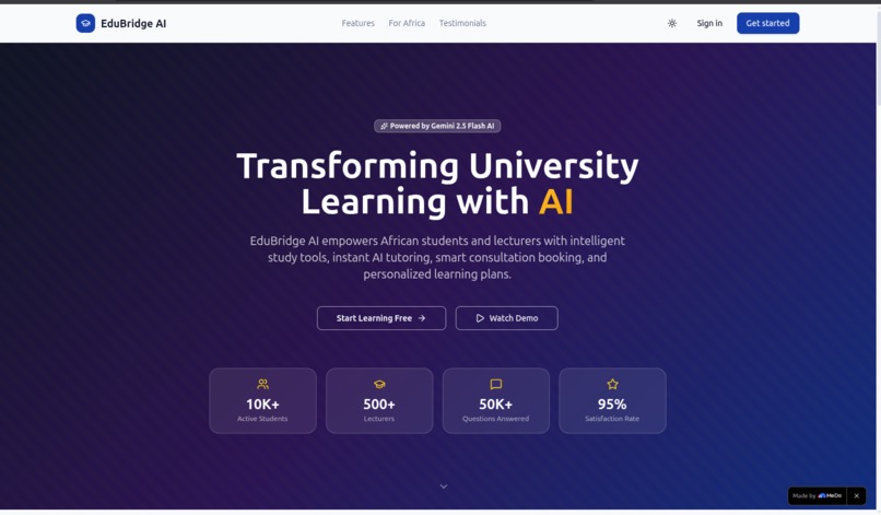 EduBridge AI – screenshot 1
