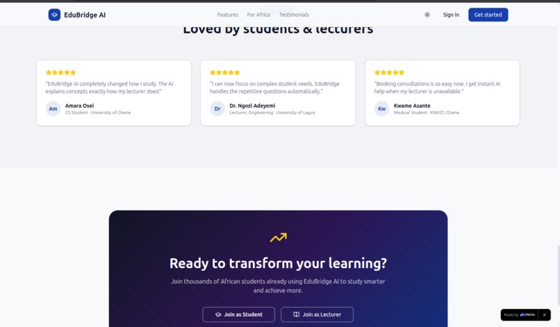 EduBridge AI – screenshot 3