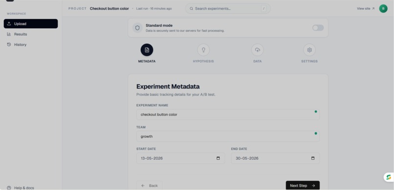 Infer - AI-Powered A/B Testing & Causal Inference Platform – screenshot 4