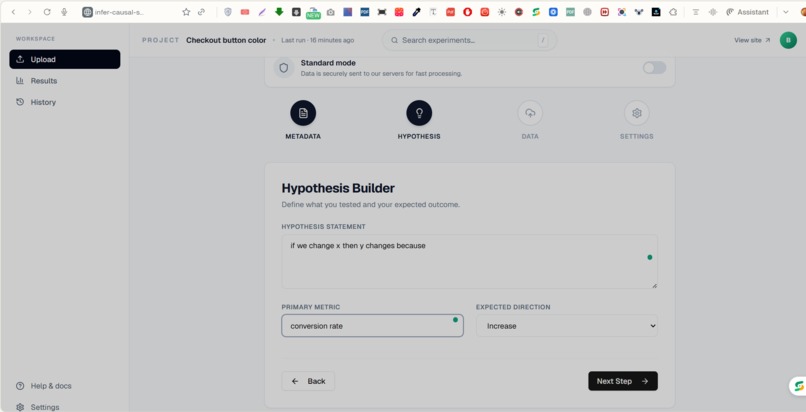 Infer - AI-Powered A/B Testing & Causal Inference Platform – screenshot 7