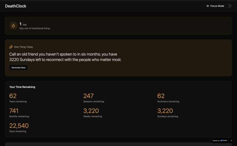 DeathClock – screenshot 3