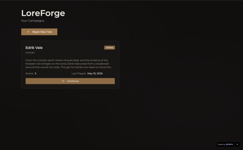 LoreForge – screenshot 1