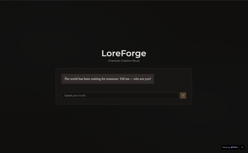 LoreForge – screenshot 2