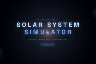 Interactive Solar System Simulator