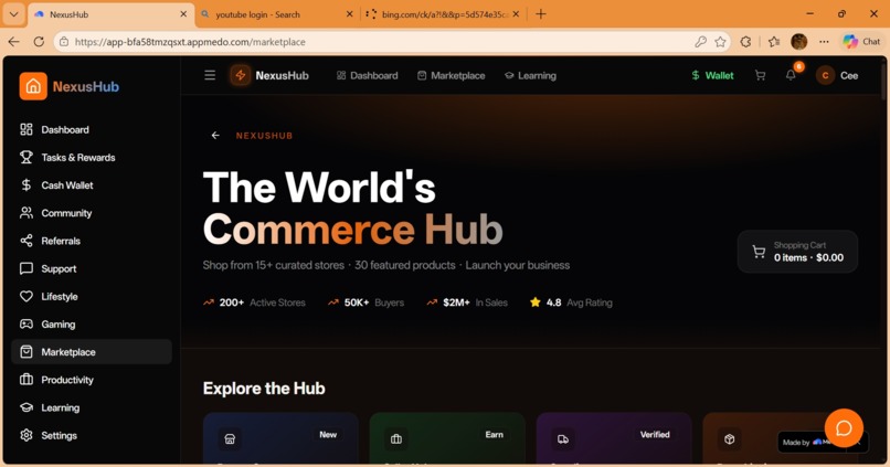 NexusHub – screenshot 2
