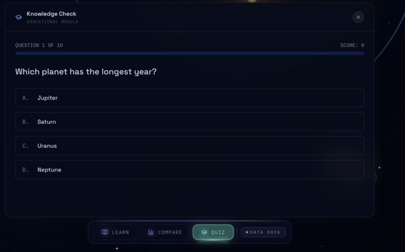 Interactive Solar System Simulator – screenshot 10