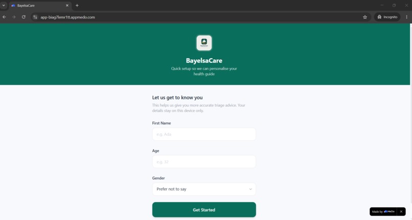 BayelsaCare – screenshot 1
