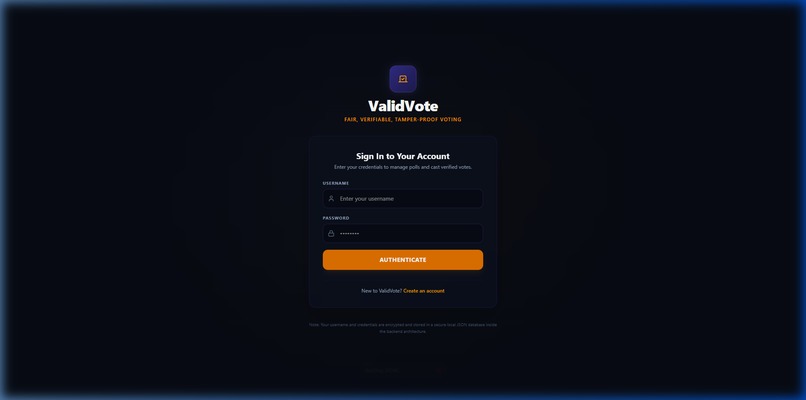 ValidVote – screenshot 2