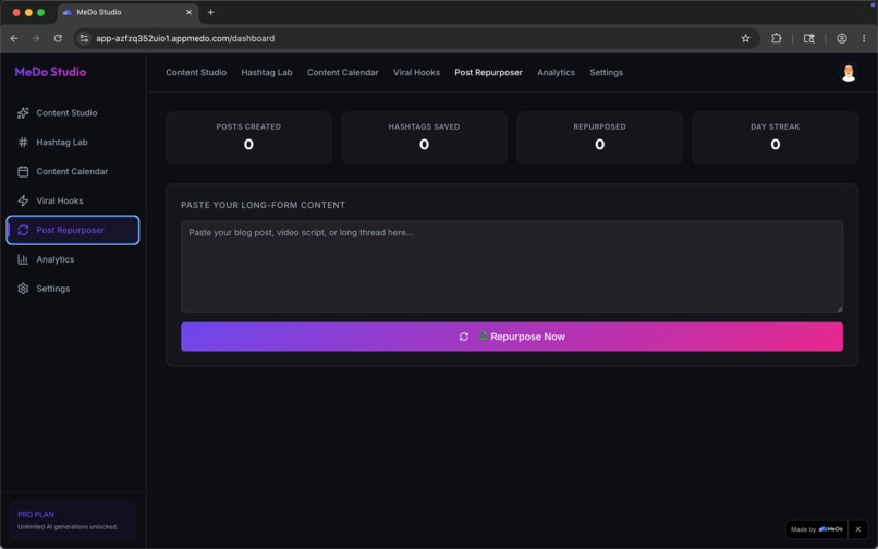 MeDo Studio – screenshot 4