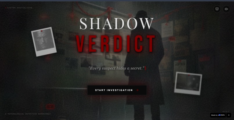 Shadow Verdict: A Detective Game – screenshot 1