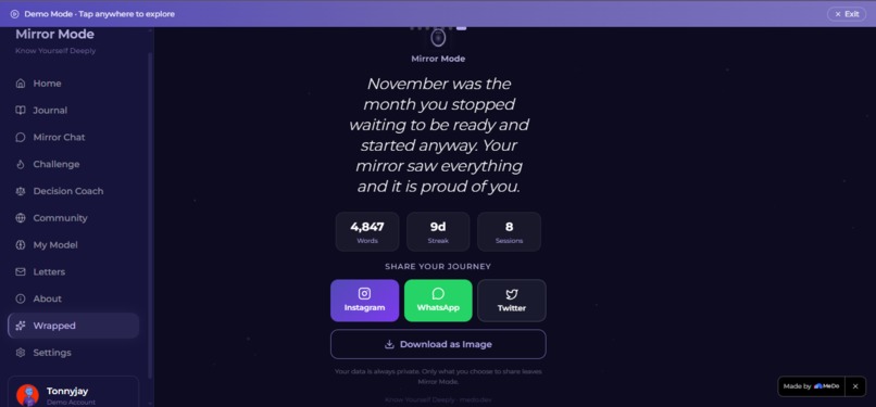 Mirror Mode - Know Yourself Deeply – screenshot 4