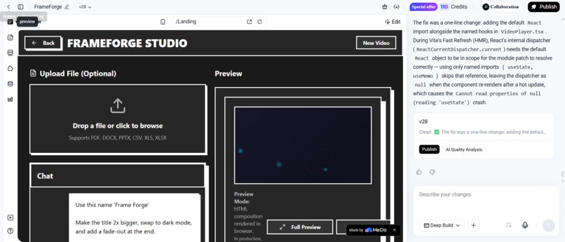 FrameForge – screenshot 2