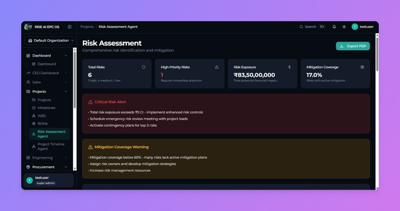 RISE AI EPC OS – screenshot 3