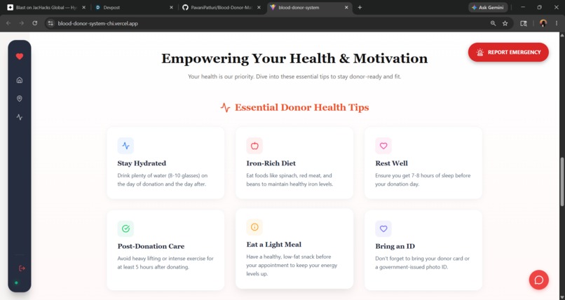 Blood Donor Matching System – screenshot 9