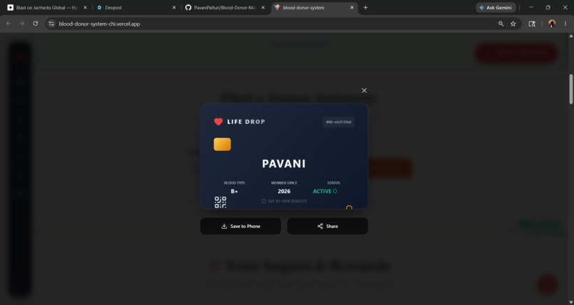 Blood Donor Matching System – screenshot 7