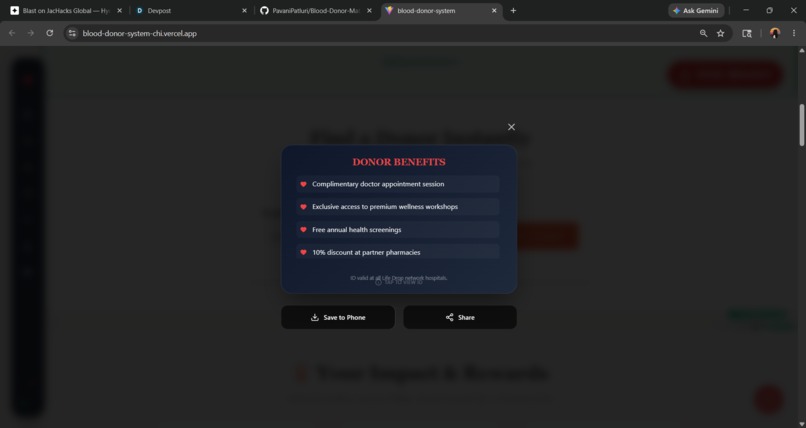 Blood Donor Matching System – screenshot 8