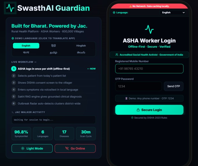 SwasthAI-Guardian-Jac – screenshot 1