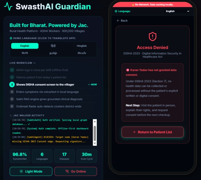 SwasthAI-Guardian-Jac – screenshot 2