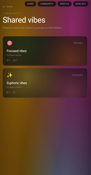 MOODWAVE – screenshot 3