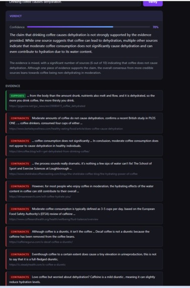 Veritas - Multi-Agent AI Fact Verification System – screenshot 3