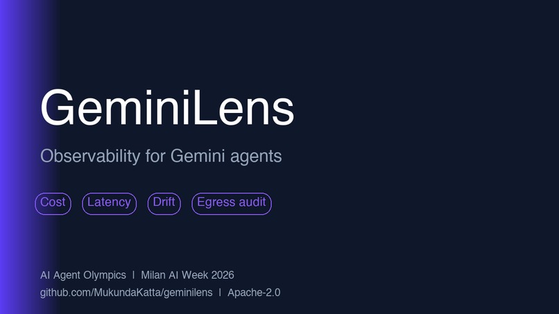 GeminiLens: Gemini Agent Observability on TrueFoundry – screenshot 1