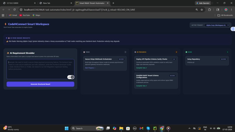 CodeNConnect Smart Workspace – screenshot 1