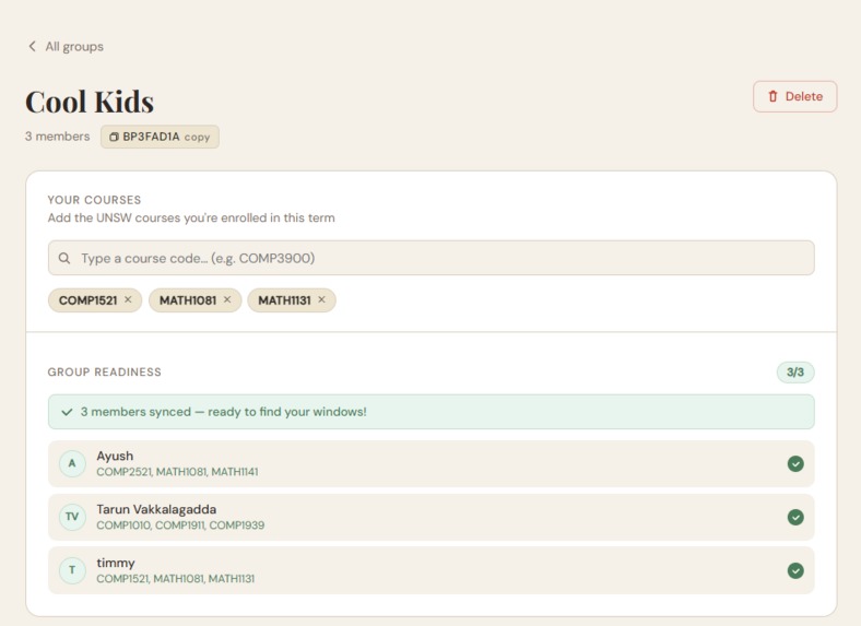 InSync – screenshot 2
