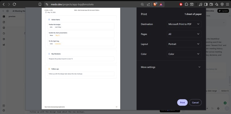 MeetMind – screenshot 2
