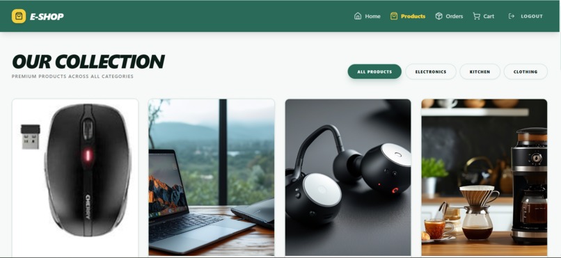 e-shop – screenshot 2