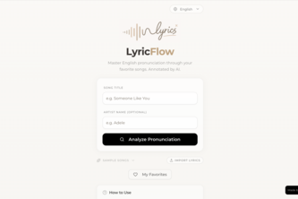 LyricFlow — English Song Pronunciation Annotator