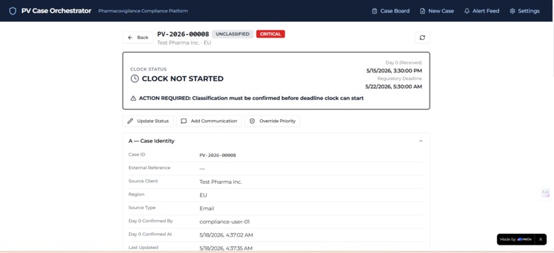 PV Case Orchestrator – screenshot 3