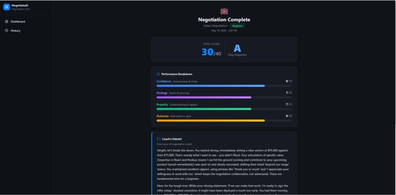  NegotiateAI  – screenshot 2